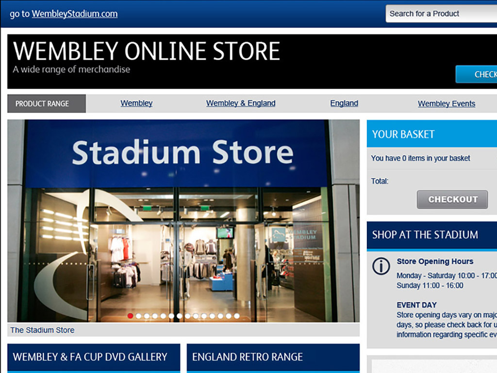 Wembley Stadium Online Store